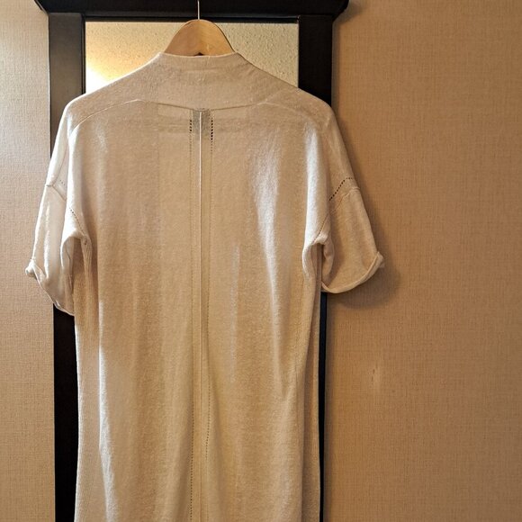 Gap Short Sleeve Lightweight Long Cardigan with fine detailing - Picture 3 of 5